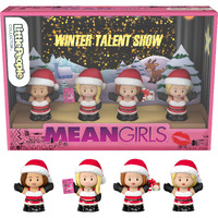 Little People Collector Mean Girls Movie Special Edition Holiday Set For Adults & Fans  4 Figures In A Display Box