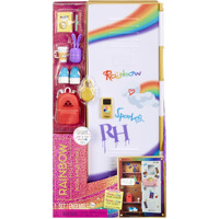 Rainbow High Design & Style Locker Playset With Shelves  Hangers  Accessories And Stickers  Toy Gift For Kids Ages 4-12+