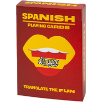 Spanish Lingo Playing Cards | Travel Flashcards | Learn Spanish Vocabulary In A Fun & Easy Way | 52 Essential Translations