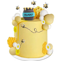 Honey Jar Cake Topper Honeycomb Cake Topper For Birthday Baby Shower