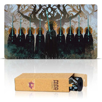 Paramint The Nine Black Riders (Stitched) - Mtg Playmat By Anato Finnstark  Lotr Lord Of The Rings - Compatible With Magic The Gathering Playmat - Play Mtg  Yugioh  Tcg - Original Play Mat Art Designs