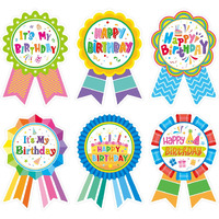 Happy Birthday Badge Stickers For Kids - 240 Pcs It's My Birthday Stickers For Teachers Students Home Classroom Birthday Party Decoration