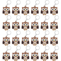Cicibear 24 Pack Owl Keychains Party Decoration For Guests  Forest Themed Party  Owl Party Jungle Safari Wild Woodland Baby Shower  School Party  Kids Birthday