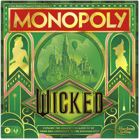 Monopoly Wicked Edition Board Game | Inspired By The Motion Picture | Ages 8+ | 2 To 6 Players | 30 Mins. | Family Games For Kids  Teens  And Adults