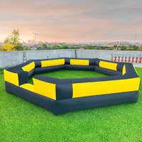 Warsun 15Ft Gaga Ball Pit Inflatable With Powerful Blower  Portable Gagaball Court For Indoor Outdoor School Family Activities Inflatable Sport Games