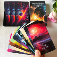 Jrskvaro Time Oracle Cards Deck  Cosmic Timing Oracle Cards  Oracle Cards For Beginners  Divine Timing Oracle Deck To Help You Predict Time Frames.