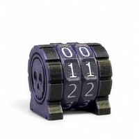 Life Counter - Game Counter - Hp Tracker For Tcg  Ccg  Ttrpg  Board Games  Card Games... (2 Purple Rings+White Numbers)