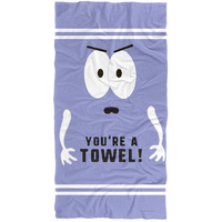 Logovision South Park Towelie You'Re A Towel Officially Licensed Beach Towel 30"" X 60""