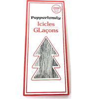 Pepperlonely 2000 Strands Icicles Tinsel Tree Christmas Decorations  Silver