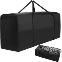 Christmas Tree Storage Bag  Fits Up To 12 Ft Artificial Trees  Extra Large Heavy-Duty Waterproof Storage Bags With Reinforced Handles & Dual Zippers For Trees Holiday Decorations Cushion Furniture