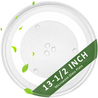 Wb39X10032 Microwave Glass Turntable Plate/Tray 13 1/2 Inches By Fetechmate Compatible With G.E Avm4160Df1Bs Ceb1590Sj1Ss Ceb515M2N1S5 Jes1651Sr1Ss Jes1656Sr1Ss Microwave Oven Cooking Plate