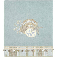 Avanti Linens - Bath Towel  Soft & Absorbent Cotton Towel (By The Sea Collection  Mineral)