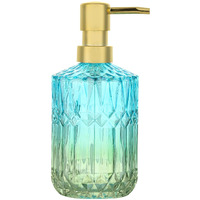 Yunnasi Soap Dispenser With Pump  Refillable Liquid Hand Soap Dish Soap Dispensers For Bathroom Counter  Kitchen Sink (Bluegreen)