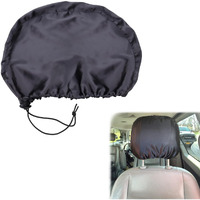 2 Pack Satin Car Headrest Cover Hair-Saving Satin Headrest Cover For Hair Protection Car Head Rest Protector Adjustable And Reusable