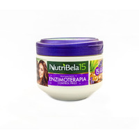 Tratamiento Capilar Enzimoterapia Control Frizz Nutribela15 Reconocidos Ingredientes | Frizz Control Enzymotherapy Hair Treatment 15 Ingredients Quala (Regular Size 10.01Oz-300Ml)