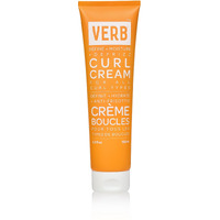 Verb Curl Cream - Vegan Curl Styling Cream - Lightweight Leave In Curl Defining Cream - Anti-Frizz Curl Cream Provides Shape  Softness And Hold - Paraben Free  Sulfate Free Curl Styler  5.3 Fl Oz