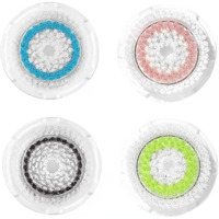 Clarsonic Facial Cleansing Brush Head Replacement Set Compatible With Clarisonic Mia 1  Mia 2  Mia Fit  Alpha Fit  Smart Profile Uplift And Alpha Fit X  4 Pack
