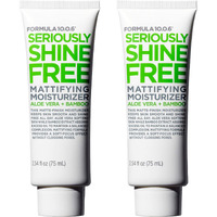 Formula 10.0.6 2 Pack Seriously Shine Free Mattifying Moisturizer 2.54 Fl Oz (75Ml)