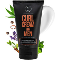Controlled Chaos Curl Cream For Men - Hair Styling Cream For Wavy And Curly Hair With Shea Butter  Jojoba Oil  Coconut Oil  Add Smoothness  Anti-Frizz  Sulfate-Free Curl Cream (5Oz)