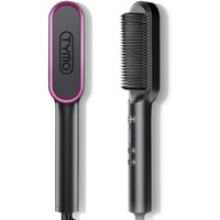 Tymo Ring Hair Straightener And Volumizer - Hair Straightener Comb With Built-In Ceramic Heating Plate  20S Fast Heating & 5 Temp Settings & Anti-Scald  Perfect For Professional Salon At Home