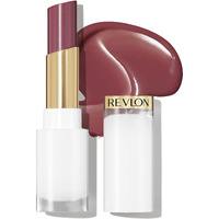 Revlon Super Lustrous Glass Shine Balm  Hydrating Tinted Lipstick  Sheer  Glossy Shiny Finish  007 Glazed Mauve  0.11 Oz