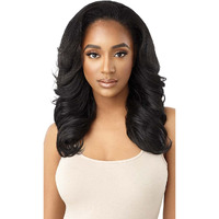 Outre Synthetic Quick Weave Wig - Neesha H305 (Color:2 Dark Brown)