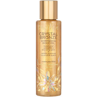 Pacifica Bronzing Body Oil | Crystal Bronze Shimmering Oil  Sparkly Hydrating And Nourishing Shimmer Scented Bronzing Drops  Vanilla  Coconut | Vegan And Cruelty Free