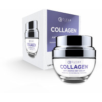 Clear Beauty Collagen Daily Face Moisturizer - Dermatologist Tested  Reduces Wrinkles  Fine Lines  Hydrating  Anti-Aging  Clean Beauty  Cruelty-Free Korean Skin Care - All Skin Types - 1.69 Oz