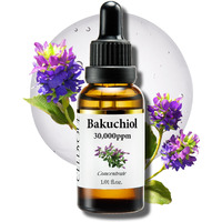 Korean Bakuchiol Concentrate Diy Mix-In Serum 30 000 Ppm - High Potency Retinol Alternative | Wrinkle Reduction Skin Firming & Smoothing - Anti-Aging Sensitive Skin Vegan & Cruelty-Free Non-Gmo 1 Oz