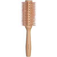 Fromm Mission Sleek Vented Round Boar Brush For Smooth  Lustrous Blowouts Even On Frizz-Prone Hair | Roller Hairbrush With Natural Boar For Anti-Static Styling  Smoothing  Straightening And Shine