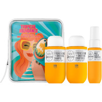 Sol De Janeiro Tropical Abundance Hair Repair Trio Travel Gift Set | Jet Set | Sulfate Free Brazilian Joia Shampoo And Conditioner | Leave In Conditioner Spray | Tsa Friendly