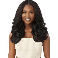 Outre Big Beautiful Hair - Leave Out Wig - Dominican Body Curl 20"" (Natural Black)