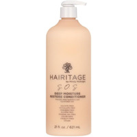 Hairitage Deep Moisture & Restore Deep Conditioner With Safflower Oil For Dry  Thick Hair - Hydrating - For Coily + Curly + Wavy Hair Types - Vegan For Women + Men  21 Fl. Oz.