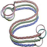 Elastic Spiral Hair Ties No Damage For Fine Thin Hair  18"" Soft Ponytail Holders Braided Pony Tails Wrap Hair Tie For Women Girls Stretchy Hair Bands For Wind Sports Motorcycle Skiing - 3 Packs