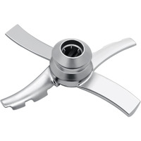 Nanobaby Replacement Paddle Blade Compatible With Ninja Creami Nc300 Series Ice Cream Makers  Mixing Blade Paddle Replacement For Ninja Nc299Amz Nc301 Cn305A Cn301Co  Stainless Steel  Silver