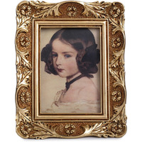 Vinlife Small Vintage Picture Frames 2.5X3.5 Gold Mini Frames Wallet Size Picture Frame With Embossed Floral Gallery Art Victorian Home Decor