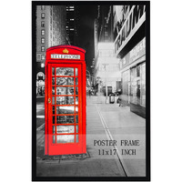 Lavezee 11X17 Poster Frame Black Display 11 X 17 Inch Photo Picture Frame For Wall  Pack Of 1