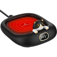 Cute Cat Coffee Mug Warmer  Electric Beverage Cup Warmer For Milk Tea Water Fit Desk Home Office  Candle Warmer Plate With 3 Temp. Setting (Up To 149 F/ 65 C) Best Birthday Gift Ideas For Women