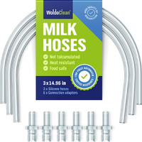Milk Hose Set For Jura Fully Automatic Coffee Machines - With 3X Hoses And 6X Adapters