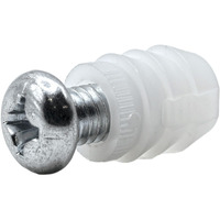 Replacementscrews Plastic Sleeve And Screw Compatible With Ikea Part 102267 & 105163 (Pack Of 8)