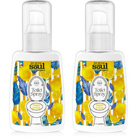 The Good Soul Project Toilet Spray For Poop  Fresh Citrus  Bathroom Spray Odor Eliminator  2Fl Oz 2 Pack