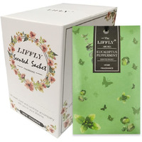 Liffly 14 Packs Eucalyptus Peppermint Scented Sachets Bag Fit Drawers And Closets Long Lasting