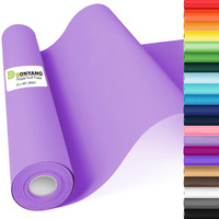 Purple Valentines Wrapping Paper  15""X450"" Mother's Day Wrapping Paper Roll  Solid Color Art Craft Decorative Paper For Birthday Gift Wrap  Baby Shower  Christmas Bouquet Flower Bulletin Board Paper