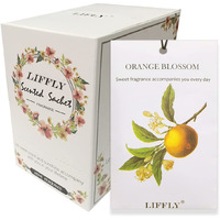 Liffly 14 Packs Orange Blossom Sachets Fit Drawer And Closet Long Lasting Gift