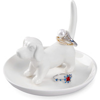 Spegiffu Dog Mom Gifts For Women - Dog Ring Holder Jewelry Dish Tray  Ring Stand For Ring Organizer  Funny Dog Themed Gifts For Dog Lovers  Dog Mom  Birthday Valentine's Xmas Gifts For Women