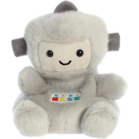 Aurora Adorable Palm Pals Gadget Robot Stuffed Animal - Pocket-Sized Play - Collectable Fun - Gray 5 Inches