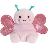 Aurora Adorable Palm Pals Petunia Butterfly Stuffed Animal - Pocket-Sized Play - Collectable Fun - Pink 5 Inches