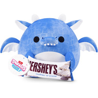 Snackles Series 2 8-Inch By Zuru Cuddly Squishy Comfort 8-Inch Plush With Licensed Snack Brand Accessory (Dragon&Hershey Cookie N Cream)