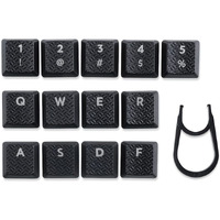 Texture Tactility Backlit 13 Keycaps Replacement For Gl Tactile Switch Logit G813/G815/G913/G915 Tkl Rgb Mechanical Gaming Keyboard (Black 13Keys)
