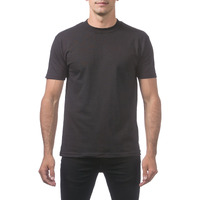 Pro Club Men's Comfort Cotton Short Sleeve T-Shirt  Black  Large